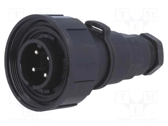 Conector: redondos, ficha, macho, PIN: 4, rosca i.