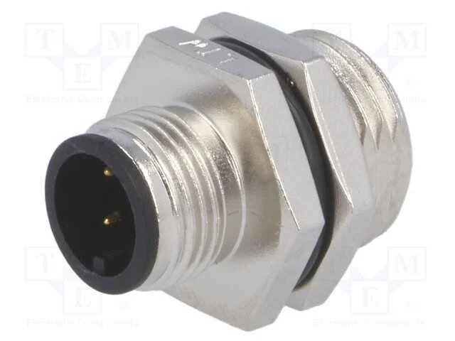 Tomada, M12, Pin: 4, Macho, Código A-Devicenet / Canopen, Solda