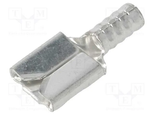 Conetor: plano, 6,4mm, 0,8mm, macho, cerrar, com .