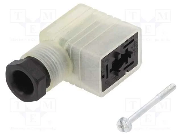 Conector: de Válvulas, Ficha, Formato B, 11mm, Fêmea, Pin: 3, 1,5mm2