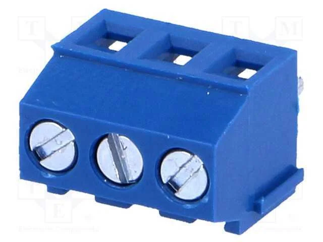 PCB bloco terminal, angulares 90, 3,5mm, faixas: .