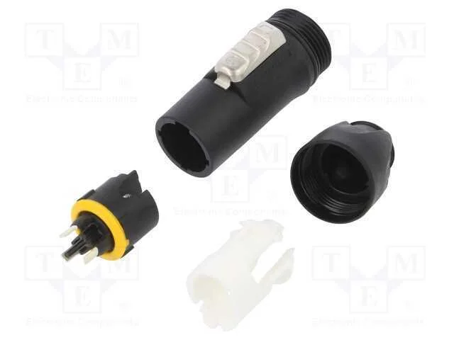 Conector: Redondos, Terminal Parafusado, Macho, 6÷12mm, 16a, Pin: 3
