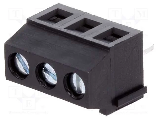 Pcb Bloco Terminal, Angulares 90, 3,81mm, Faixas: 3, para Pcb