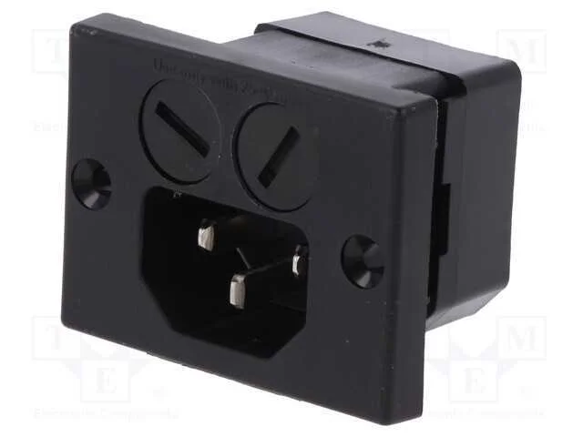 Conector: de Alimentação, Tomada, Macho, 10a, 250.