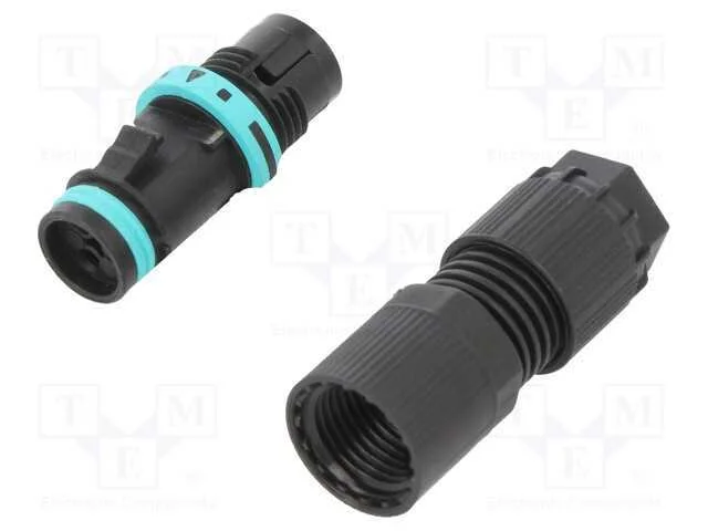 Conector: de alimentação, terminal parafusado, fê.
