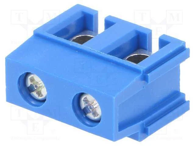 Pcb Bloco Terminal, Angulares 90, 7,5mm, Faixas: 2, para Pcb