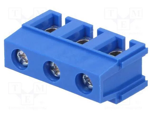 Pcb Bloco Terminal, Angulares 90, 7,5mm, Faixas: 3, para Pcb