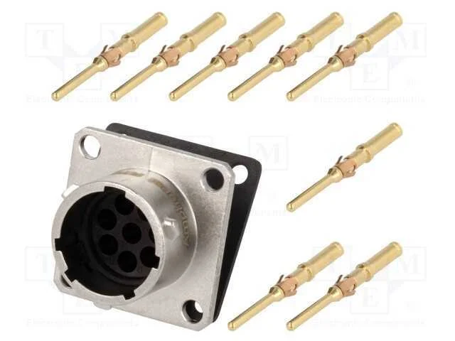 Conector: redondos, RT360, tomada, macho, cerrar,.