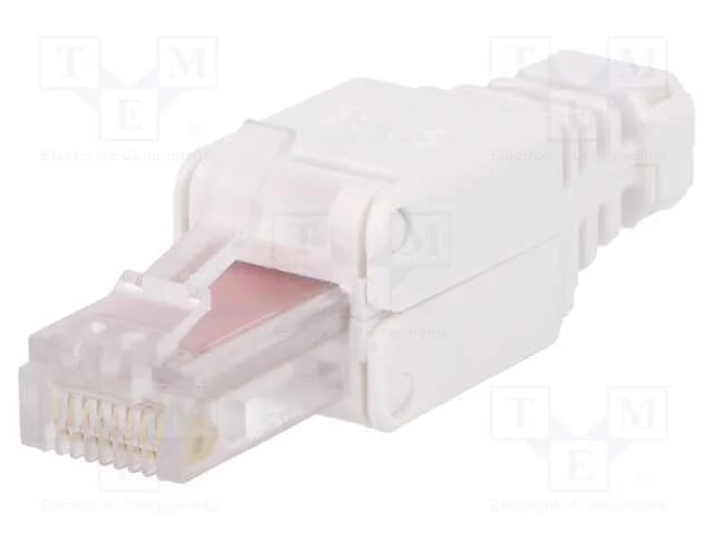Ficha, RJ45, PIN: 8, Cat: 6, Sistema: 8p8c, 23AWG.