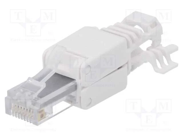 Ficha, RJ45, Cat: 6a, não blindados, Sistema: 8p8.
