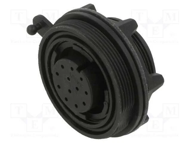 Conector: redondos, tomada, fêmea, PIN: 12, rosca.