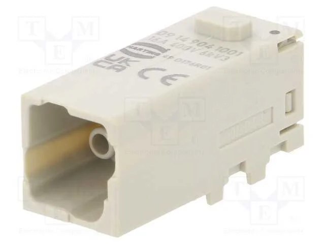 Conector: HDC, módulo, macho, Han-Modular Domino,.