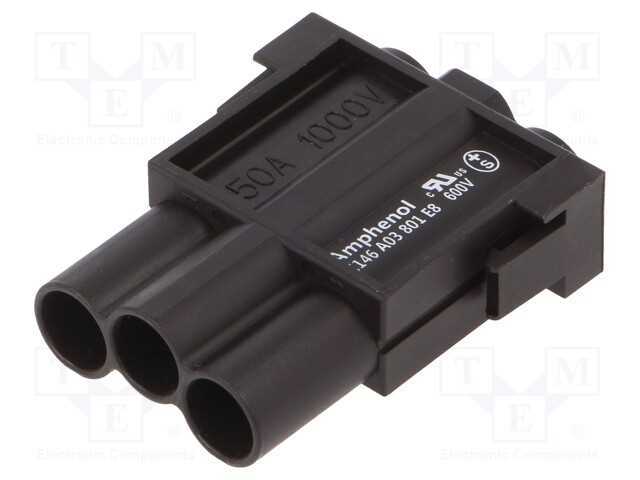 Conector: HDC, módulo, macho, C146,heavymate M, P.
