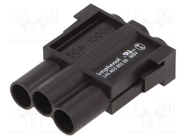 Conector: Hdc, Módulo, Macho, C146,Heavymate M, Pin: 3, 1kv