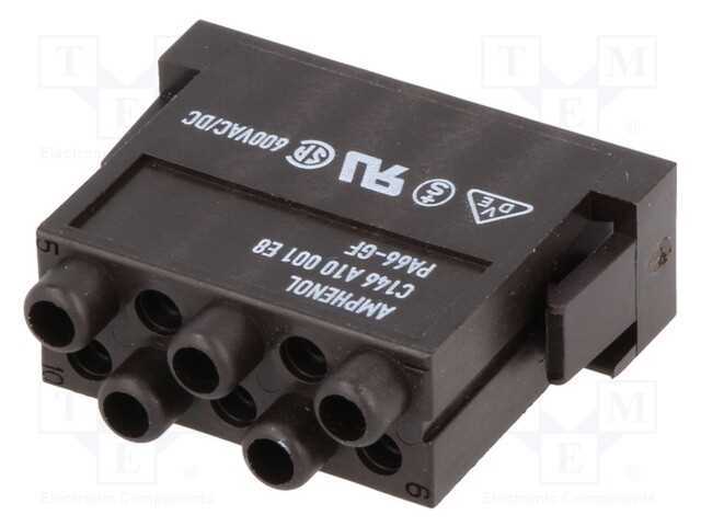 Conector: Hdc, Módulo, Macho, C146,Heavymate M, Pin: 10, 400v