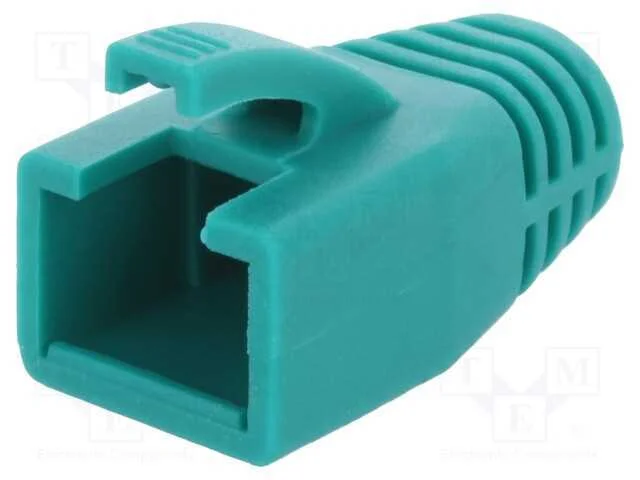 Revestimento de Pino Rj45, 8mm, Verde