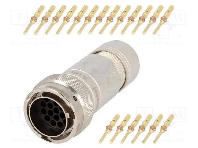 Conector: redondos, RT360, ficha, macho, cerrar, .