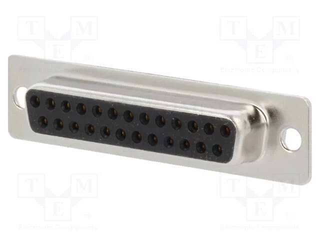 D-Sub, PIN: 25, fêmea, com cabo, solda, 3A, Cober.