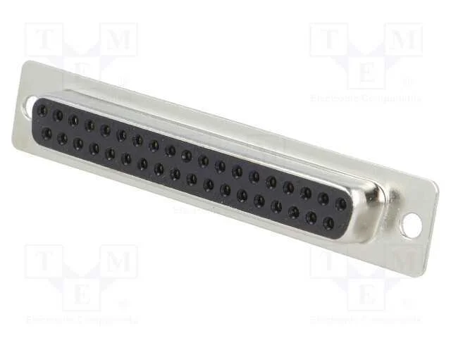 D-Sub, PIN: 37, fêmea, com cabo, solda, 3A, Cober.