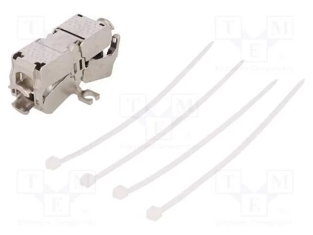 Conector, Cat: 6a, com cabo, simples