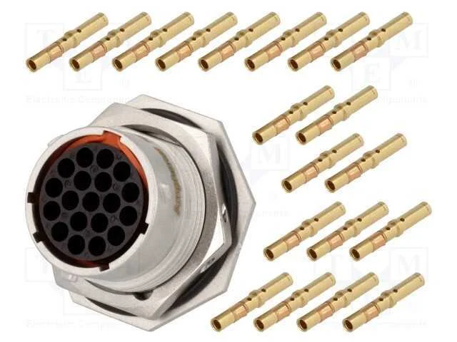 Conector: redondos, RT360, tomada,ficha, fêmea, c.