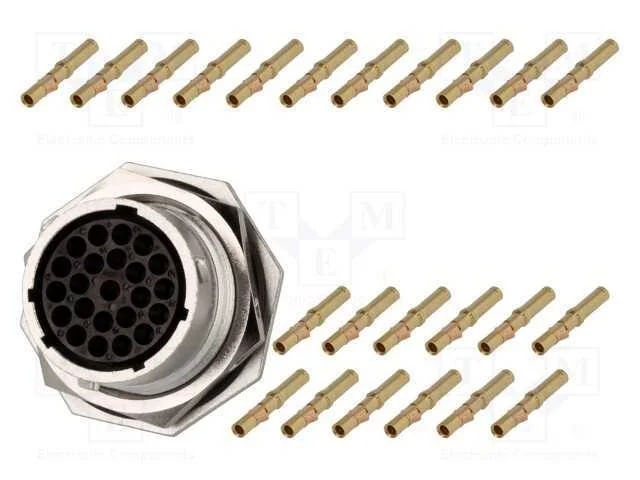 Conector: redondos, RT360, tomada,ficha, fêmea, c.