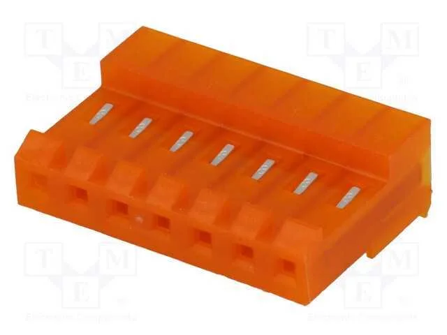 Ficha, Fio-Placa, F&ecirc;mea, Mta-156, 3,96mm, Pin: 7, Idc, com Cabo