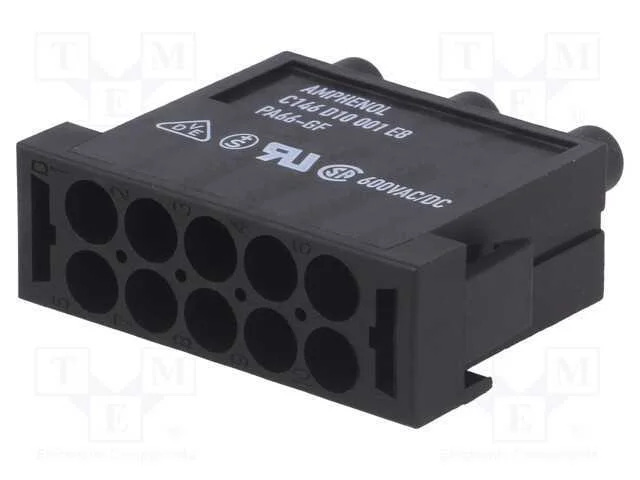 Conector: HDC, módulo, macho, C146,heavymate M, P.