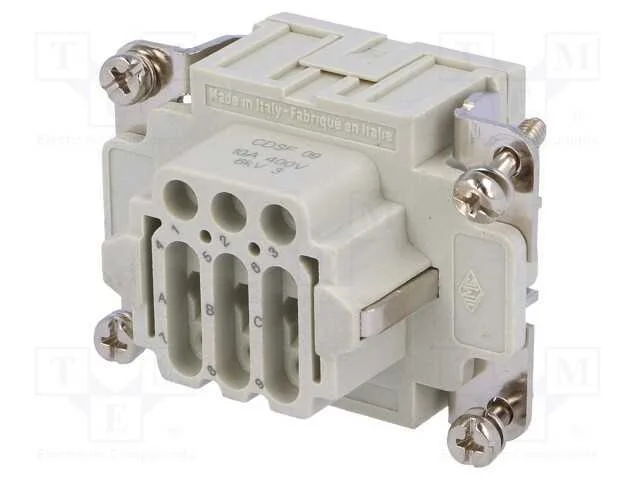 Conector: HDC, fêmea, CDS, PIN: 9, 9+PE, tamanho .