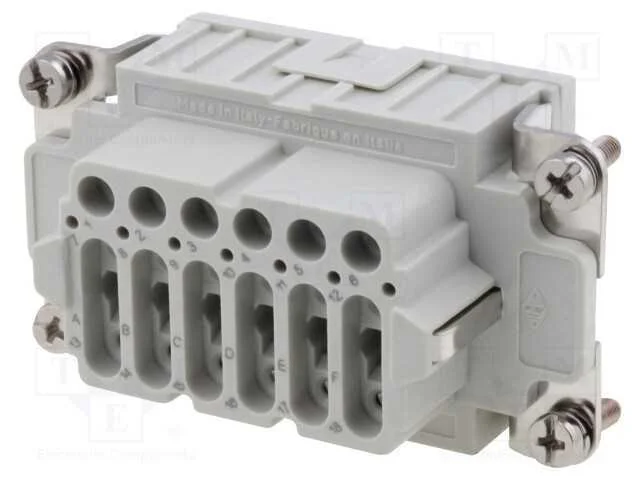 Conector: HDC, fêmea, CDS, PIN: 18, 18+PE, tamanh.