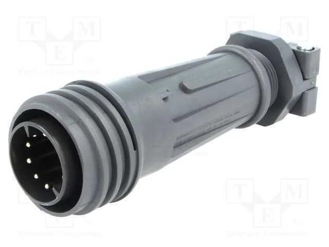 Conector: redondos, ficha, macho, PIN: 10, rosca .