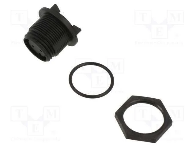 Conector: redondos, tomada, fêmea, PIN: 2, sem co.