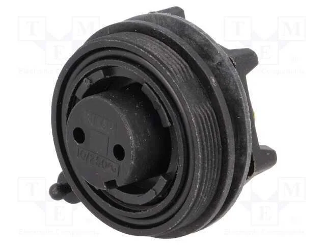 Conector: redondos, tomada, fêmea, PIN: 2, rosca .