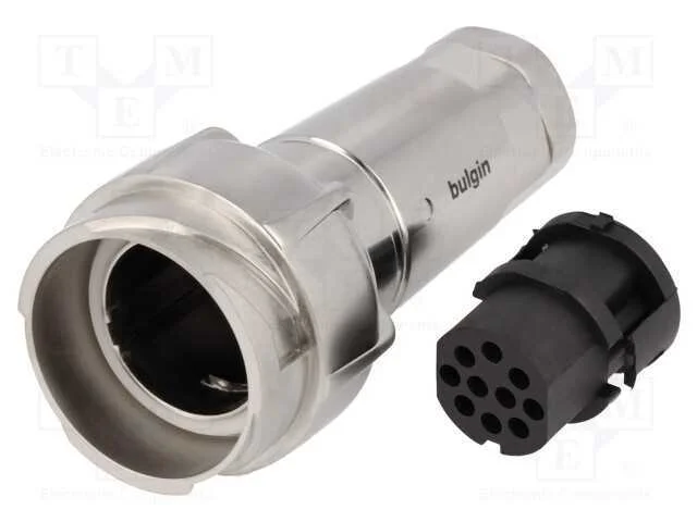 Conector: redondos, ficha, fêmea, PIN: 10, sem co.