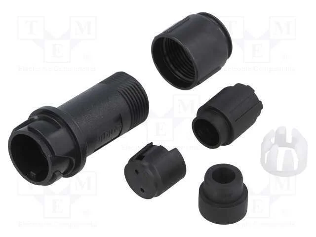 Conector: redondos, ficha, macho, PIN: 2, sem con.