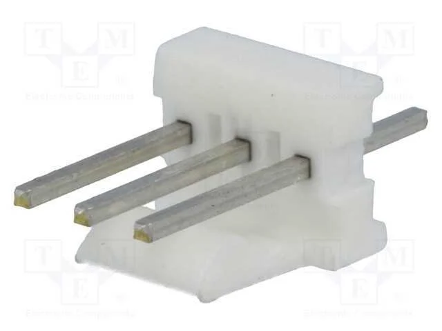 Tomada, Fio-Placa, Macho, Pin: 3, 2,54mm, Tht, Mta-100, Estanhado