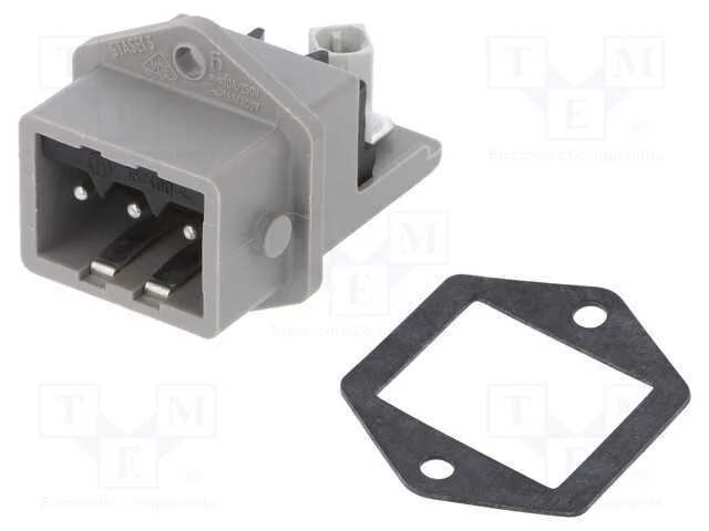 Conector: retangulares, ST, tomada, macho, PIN: 3.