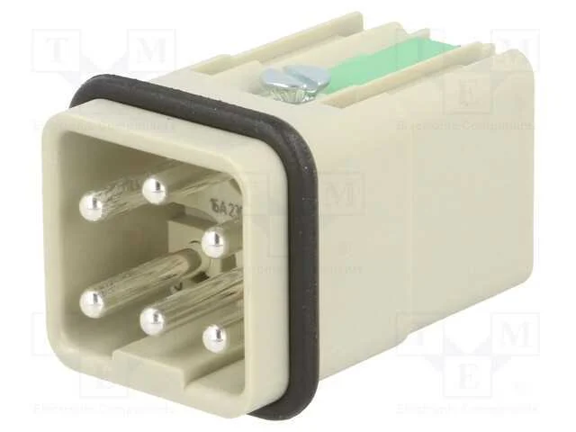 Conector: HDC, inserto de contatos, macho, Quick .