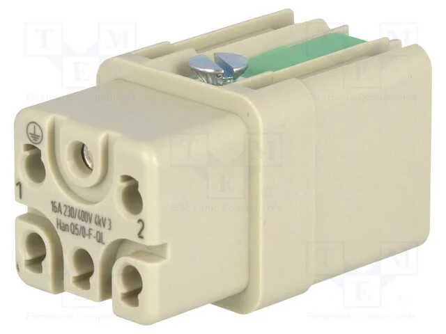 Conector Hdc Inserto de Contatos Femea 16a 4.