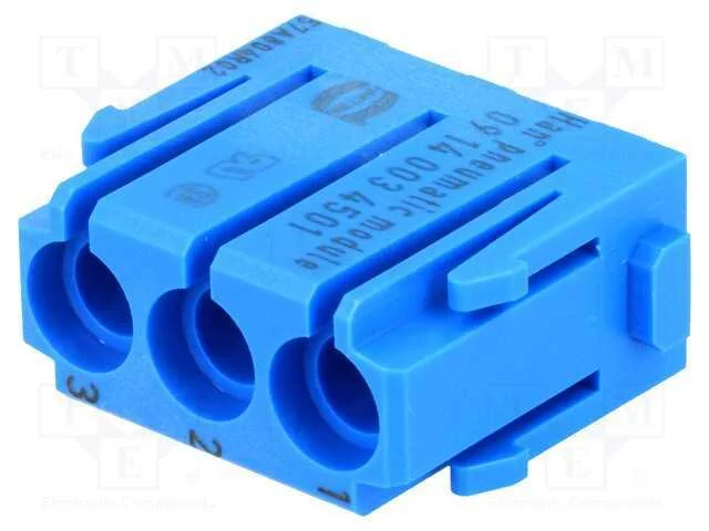 Conector: pneumáticos, módulo, macho-fémea, Han-M.