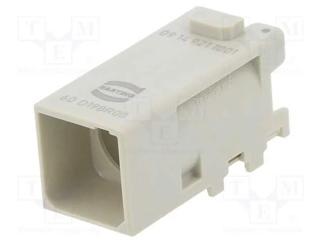 Conector: HDC, módulo, macho, Han-Modular Domino,.