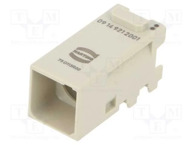 Conector: HDC, m&oacute;dulo, macho, Han-Modular Domino,.