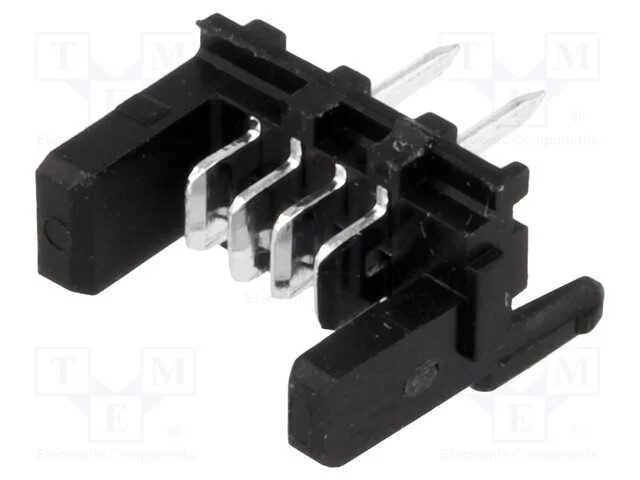 Tomada, Fio-Placa, Macho, Pin: 4, 1,27mm, Tht, Picoflex, 1,2a, 250v