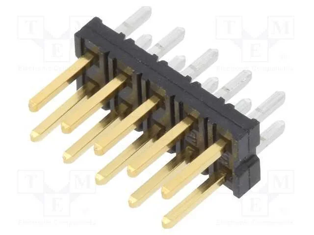 Tomada, Fio-Fio/Placa, Macho, Milli-Grid, 2mm, Pin: 10, Tht, 2a