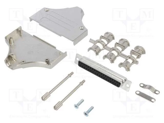 D-Sub, PIN: 37, fêmea, simples, solda, com cabo, .
