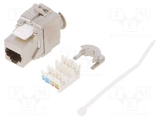Tomada, RJ45, Cat: 6a, blindadas,Keystone, Sistem.