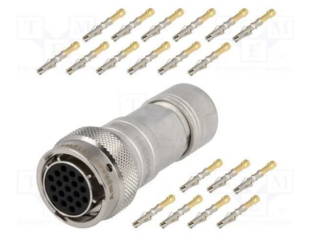 Conector: redondos, RT360, ficha, fêmea, cerrar, .