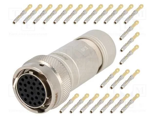 Conector: redondos, RT360, ficha, fêmea, cerrar, .