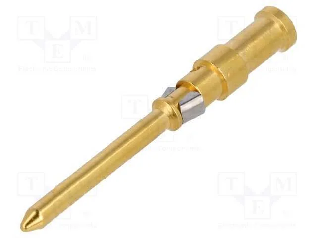 Contacto, macho, liga em cobre, niquelado,dourado.