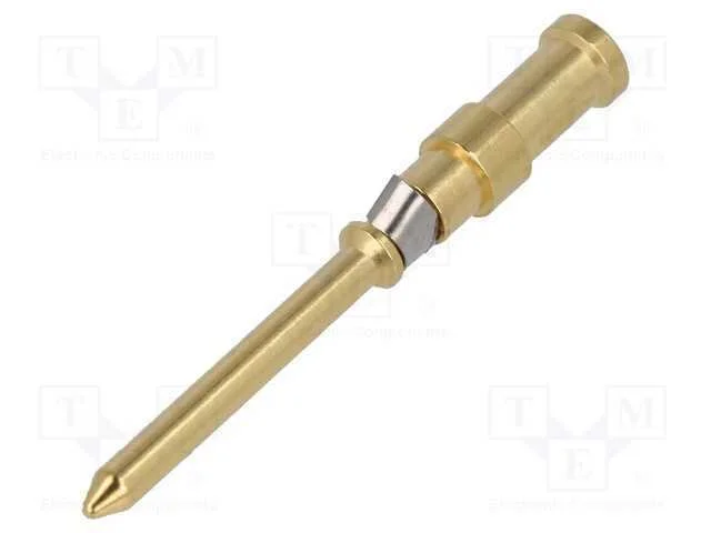 Contacto, macho, liga em cobre, niquelado,dourado.